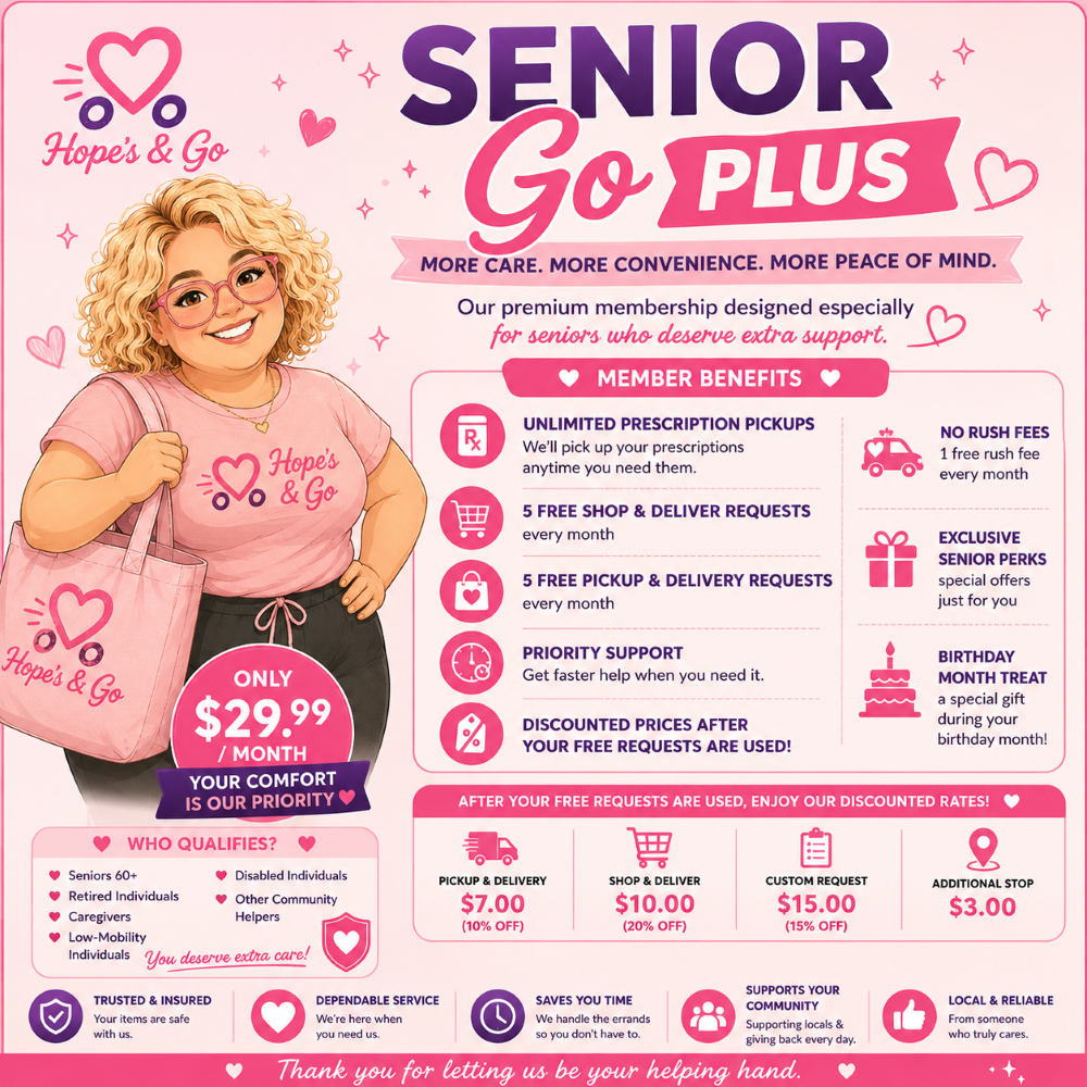 Senior Go Plus membership
